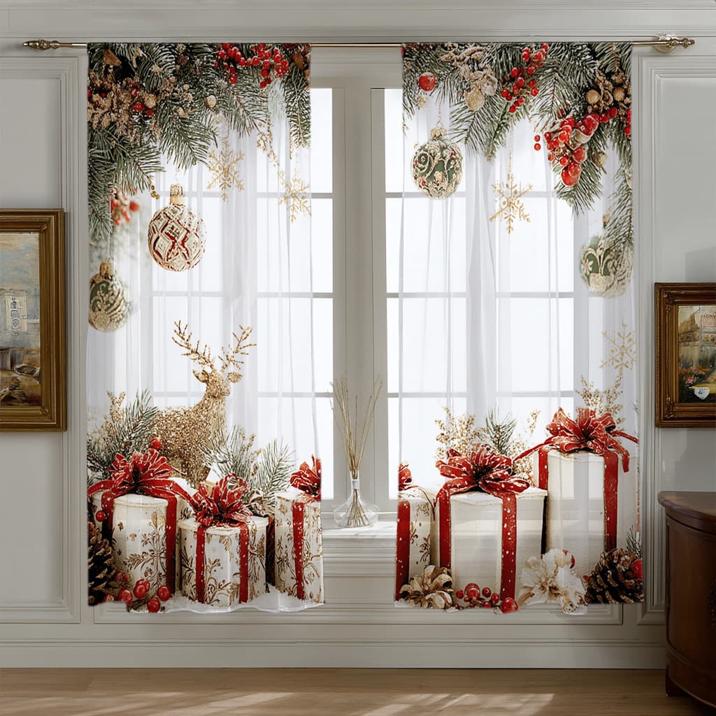 Supports JIT shipping, cross-border exclusive direct from manufacturer, digitally printed curtains and window sheers, dreamy.