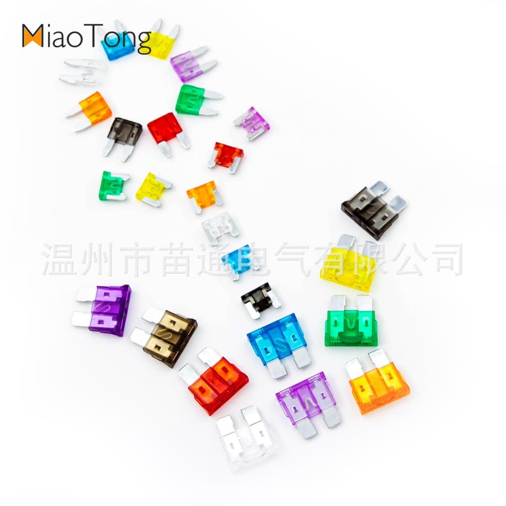 Cross-border automotive fuse for cars motorcycles medium MINI mini zinc-aluminum blade plug-in fuse