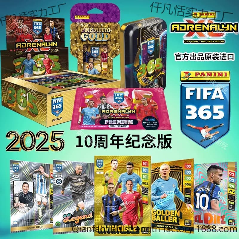 Panini Soccer Star Card Collection Anniversary Official Merchandise Haaland Football Card