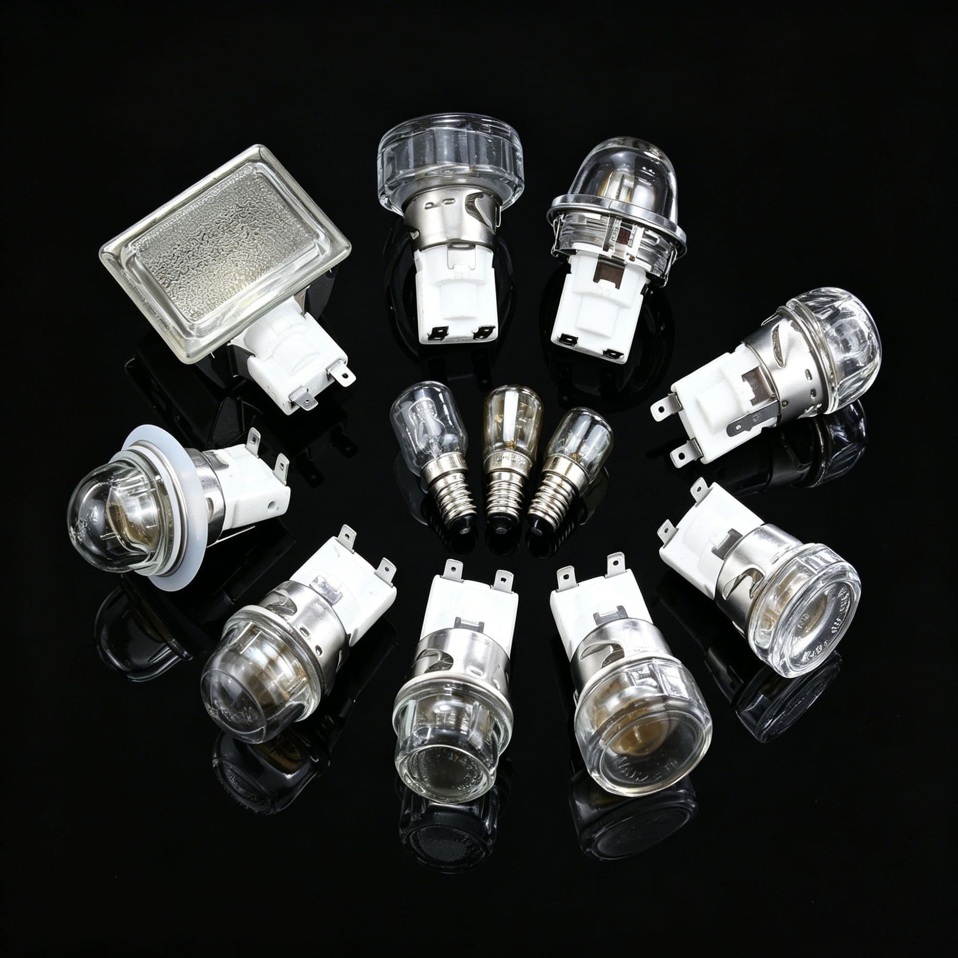 Minimum Order of 200 Pieces Oven Lamp Holder E14 High-Frequency Porcelain Oven Ceramic Lamp Base High-Temperature Resistant High-Frequency Porcelain Ceramic Base