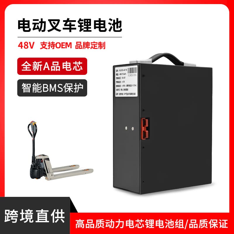 Export Hangcha 48V lithium battery pack 24V48V10Ah15Ah hand push forklift electric truck lithium battery