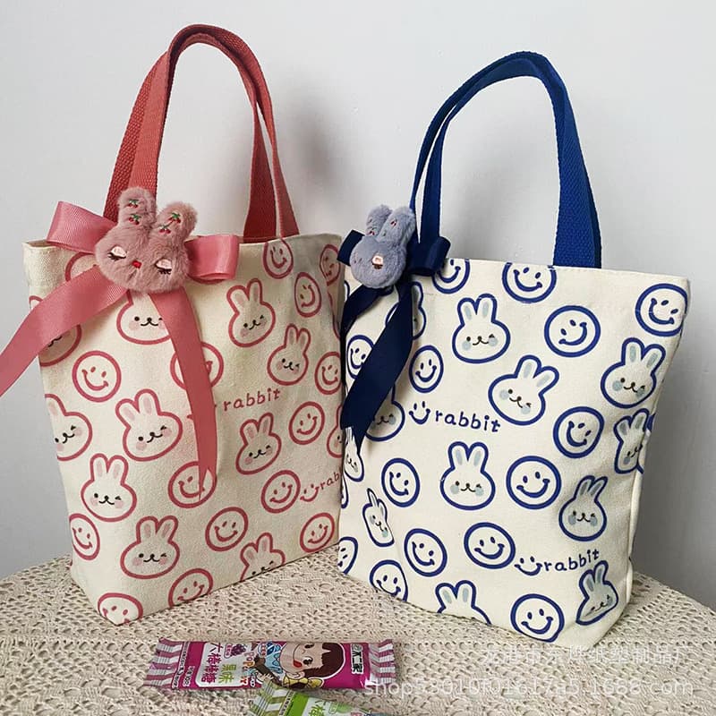 Baby Full Moon Gift Tote Bag Canvas Bag for Children's Birthday Party Favor Bag Kindergarten Return Gift Bag