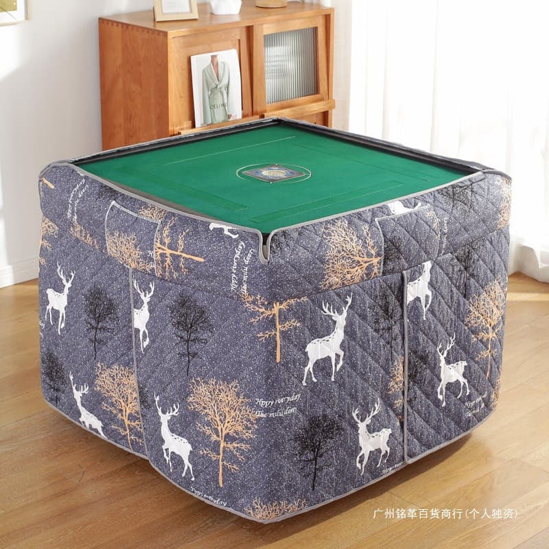 Square Mahjong Table Heater Cover Winter Heating Table Cloth Mahjong Table Cover