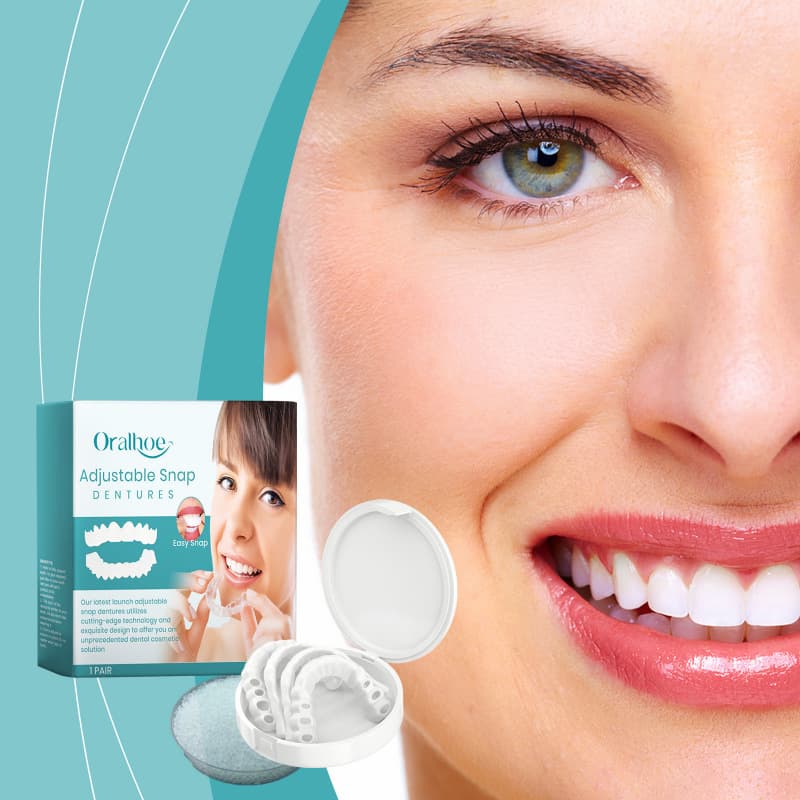 [Ships within 48 hours] Oralhoe Adjustable Clip-on Dentures - Adjustable dentures to fit different mouth shapes and chewing styles