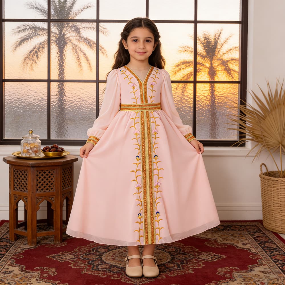 Wholesale Stock New Style Long Robe Dress Long Sleeve Embroidered Long Dress Birthday Banquet Formal Gown