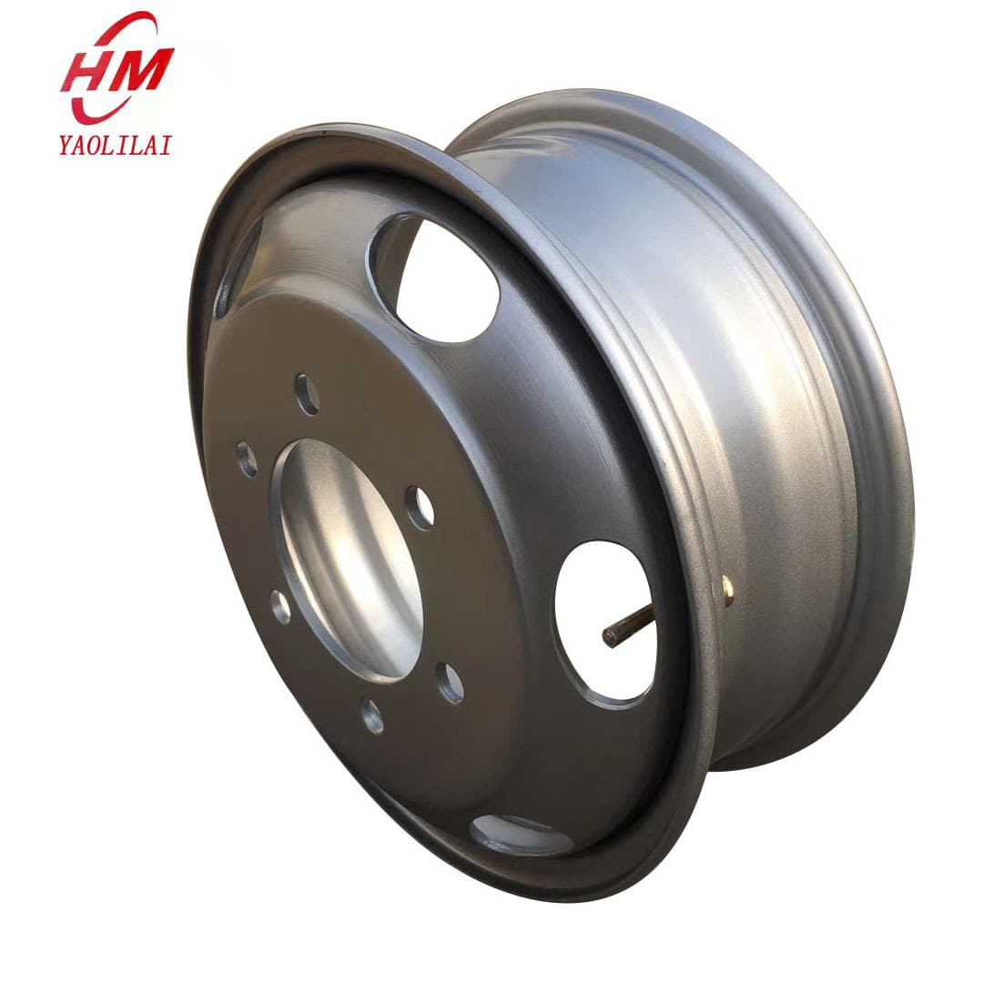 Light Truck Steel Rim 5.5*16 Vacuum Dual Wheel Hub Factory Direct Wholesale Single Row JAC 750R16 Tire Wheel