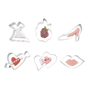 New Cross-Border Love Heart Cookie Mold Set Icing Fondant Stamp Mold Cake Mold Valentine's Day Gift Baking Cross-Border