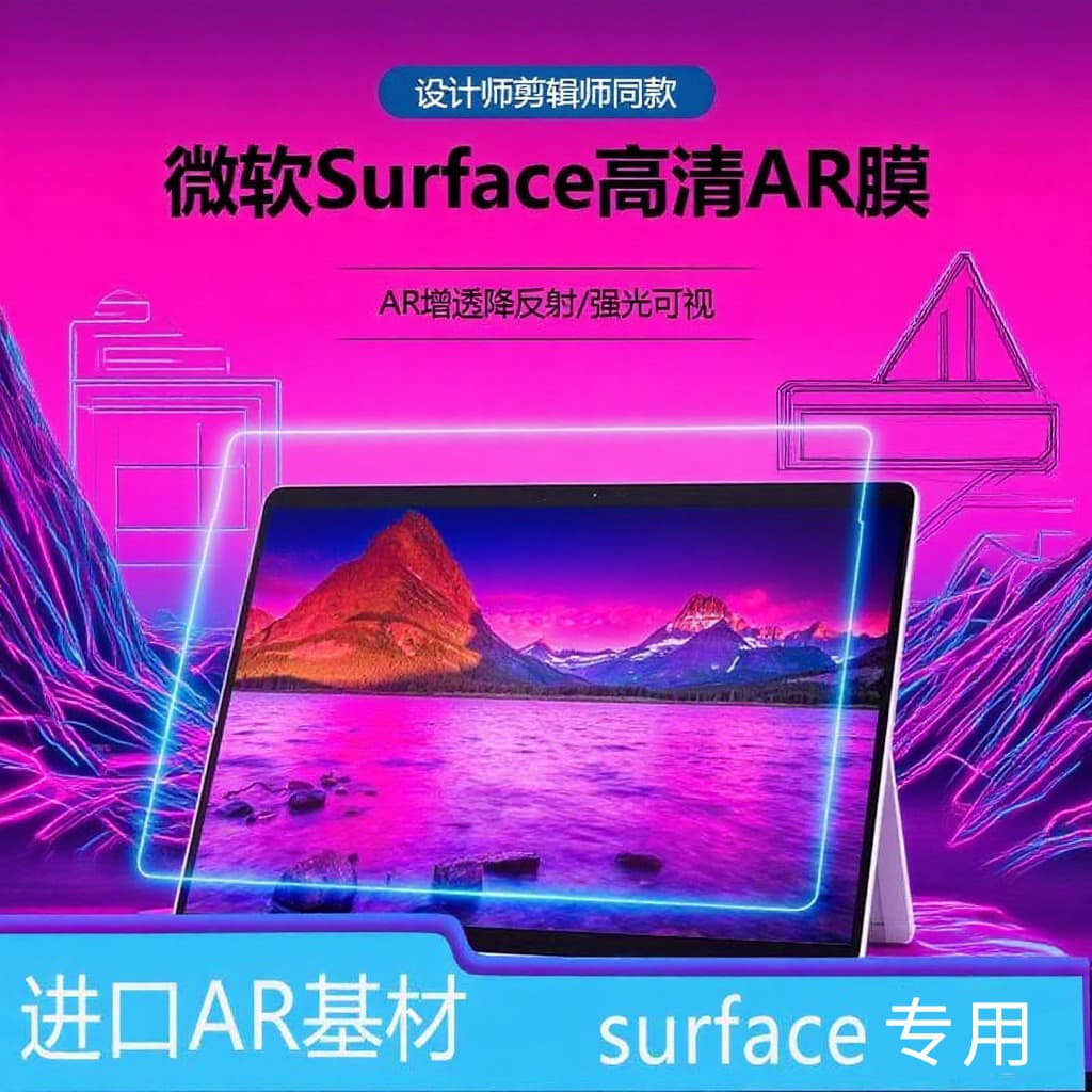 Suitable for Microsoft surface Laptop series AR anti-reflective film, high-definition anti-reflective film, frosted anti-reflective film