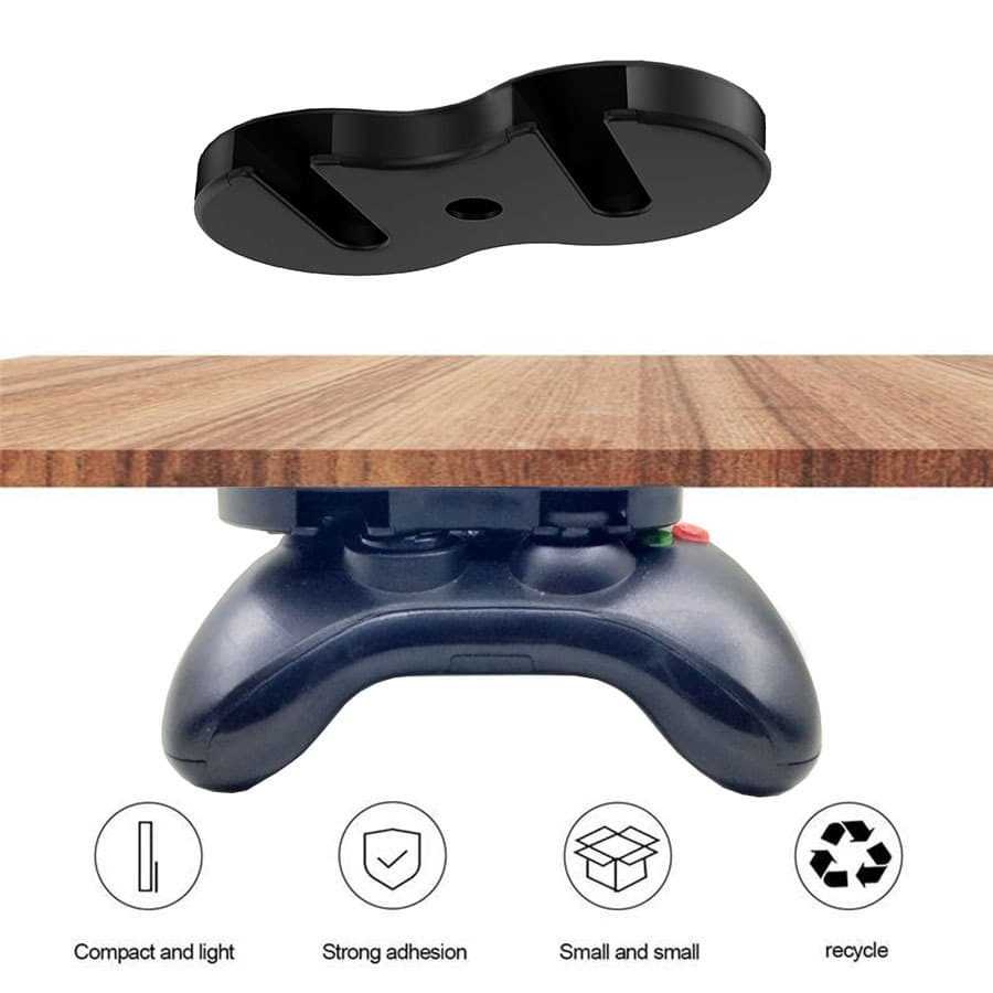 PS5 Controller Under-Desk Storage Rack, PS4 Controller Simple Hook Storage Rack, PS5/4 Controller Storage Hanger