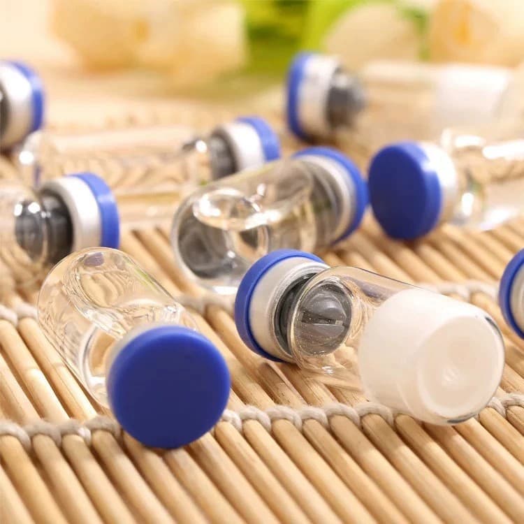 JNU Manufacturer Wholesale Oligopeptide Moisturizing Freeze-Dried Powder for Pore Shrinking, Acne Scar Removal, and Beauty Salon Blue Copper Peptide Powder