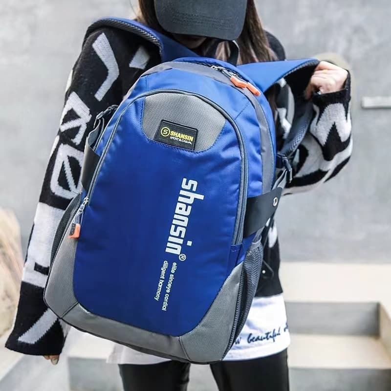 Unisex Casual Backpack Outdoor Travel Scratch-resistant Water-resistant Backpack for Men and Women Students Mountaineering Bag
