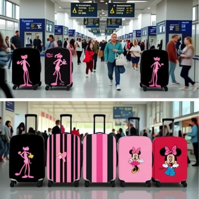 New Luggage Cover Wear-Resistant Elastic Suitcase Cover Travel Case Dust Cover Protective Cover Factory
