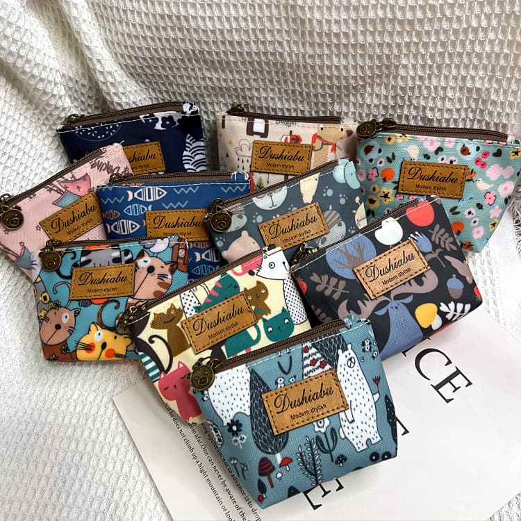 New Korean Style Waterproof Mini Coin Purse Card Holder Sanitary Napkin Small Bag Lipstick Bag Storage Small Bag Dumpling Bag