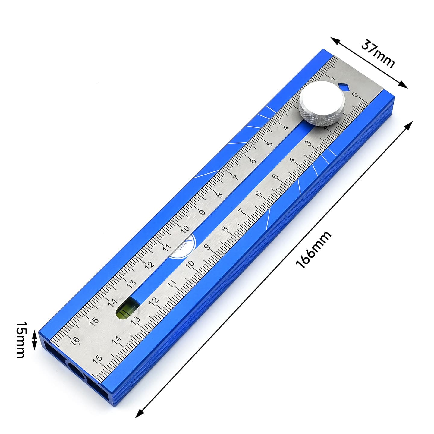 New aluminum alloy positioning ruler, thickened and portable right-angle ruler, universal ruler, woodworking line marking tool.
