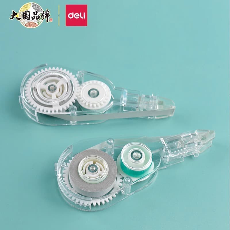 Deli VR2-6TX Sealed Door Correction Tape Click-Type Replaceable Refill Correction Tape 6m Refill