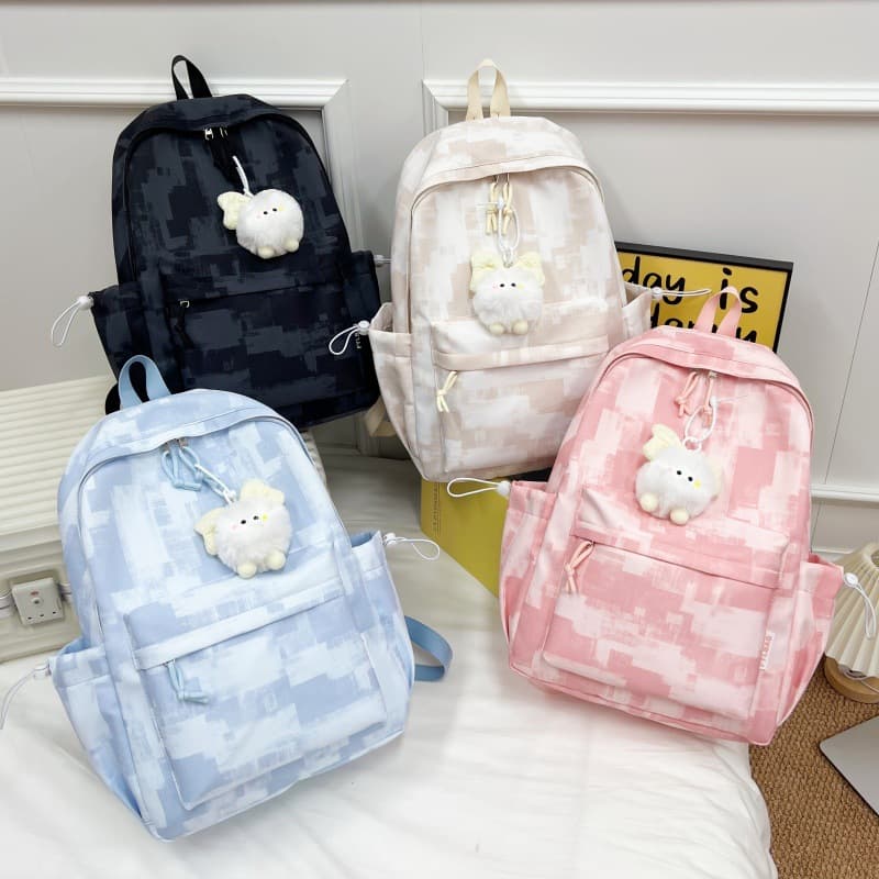 Cross-border schoolbag ins niche junior high school student schoolbag women's simple fashion high-looking 2026 new backpack