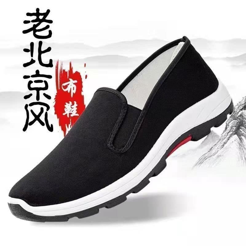 Men's Non-Slip Wear-Resistant Casual Shoes Slip-On Work Safety Shoes Breathable Factory Cross-Border Supply Construction Shoes