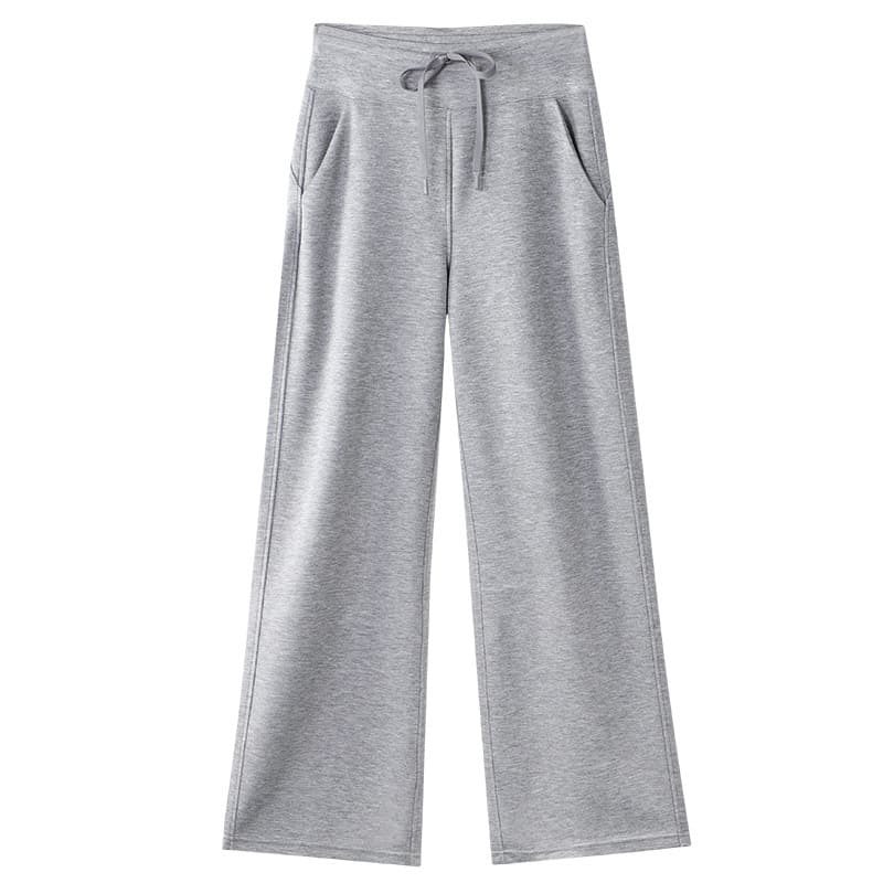 Lulu-style Cloud Lounge Pants for Women, Fall New Arrival Casual Versatile High-Waist Flowy Wide-Leg Pants with Slimming Effect, Premium Look