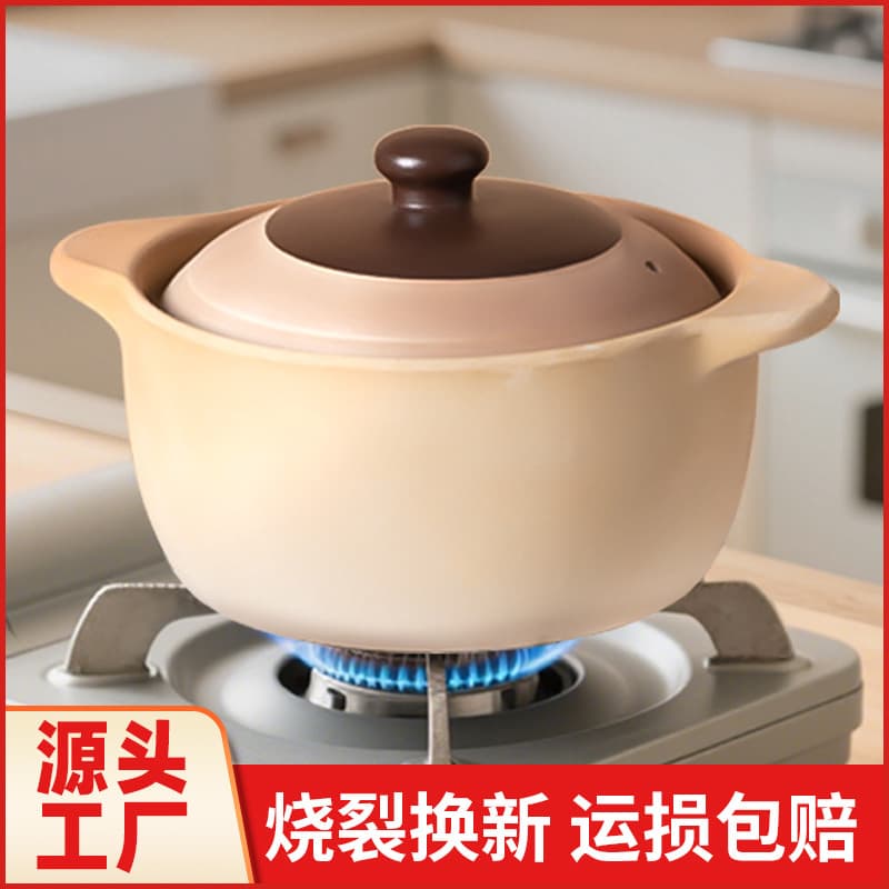 Large Capacity Traditional Clay Pot with Charcoal Stove, Specialized for Hot Pot, Soup, and Stewing