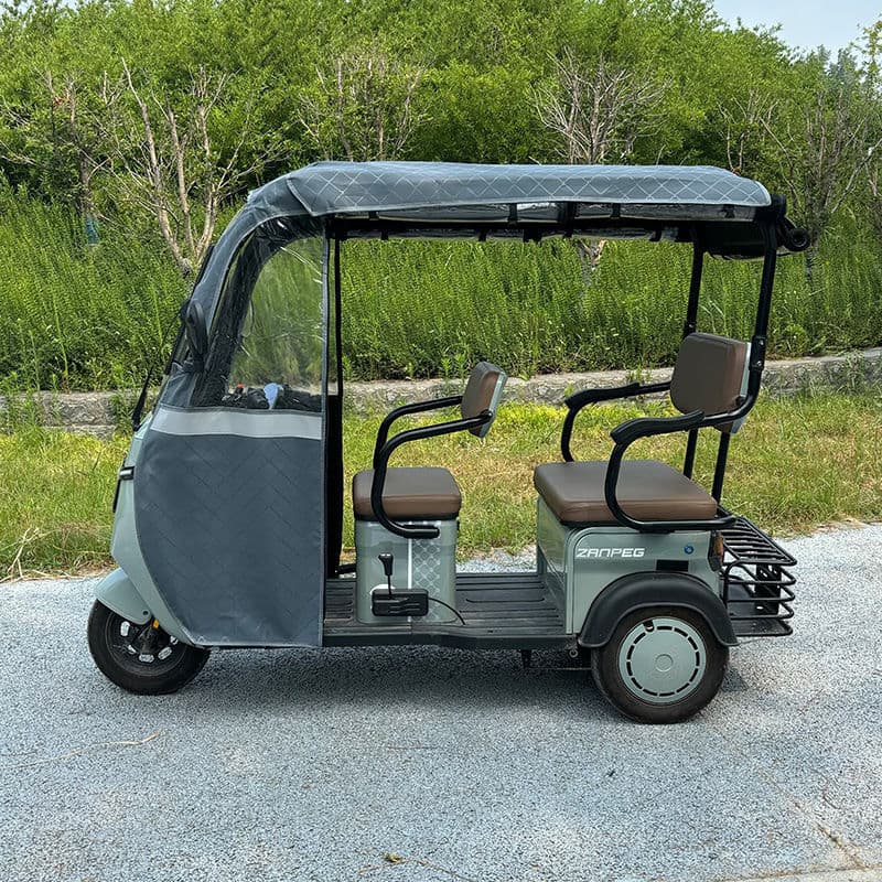 Foreign Trade for Aima Electric Tricycle Canopies, Integrated Rain Shelters, Xinle, Lechi, Xinghan, Miyue Models with Thickened Cold-Resistant Rain Curtains