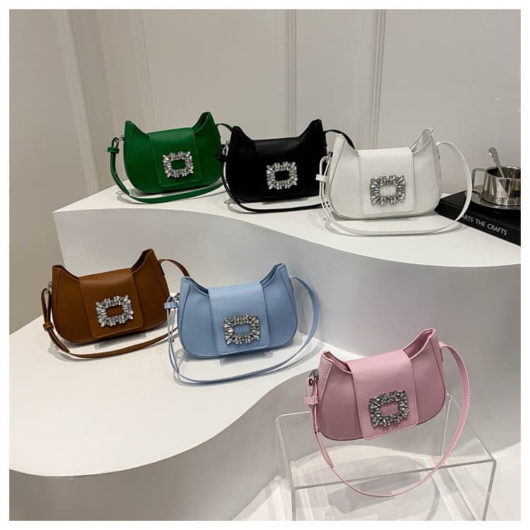 Underarm Bag Women Trendy 2024 Stylish Summer New Arrival Niche Design High-End Single Shoulder Small Square Bag