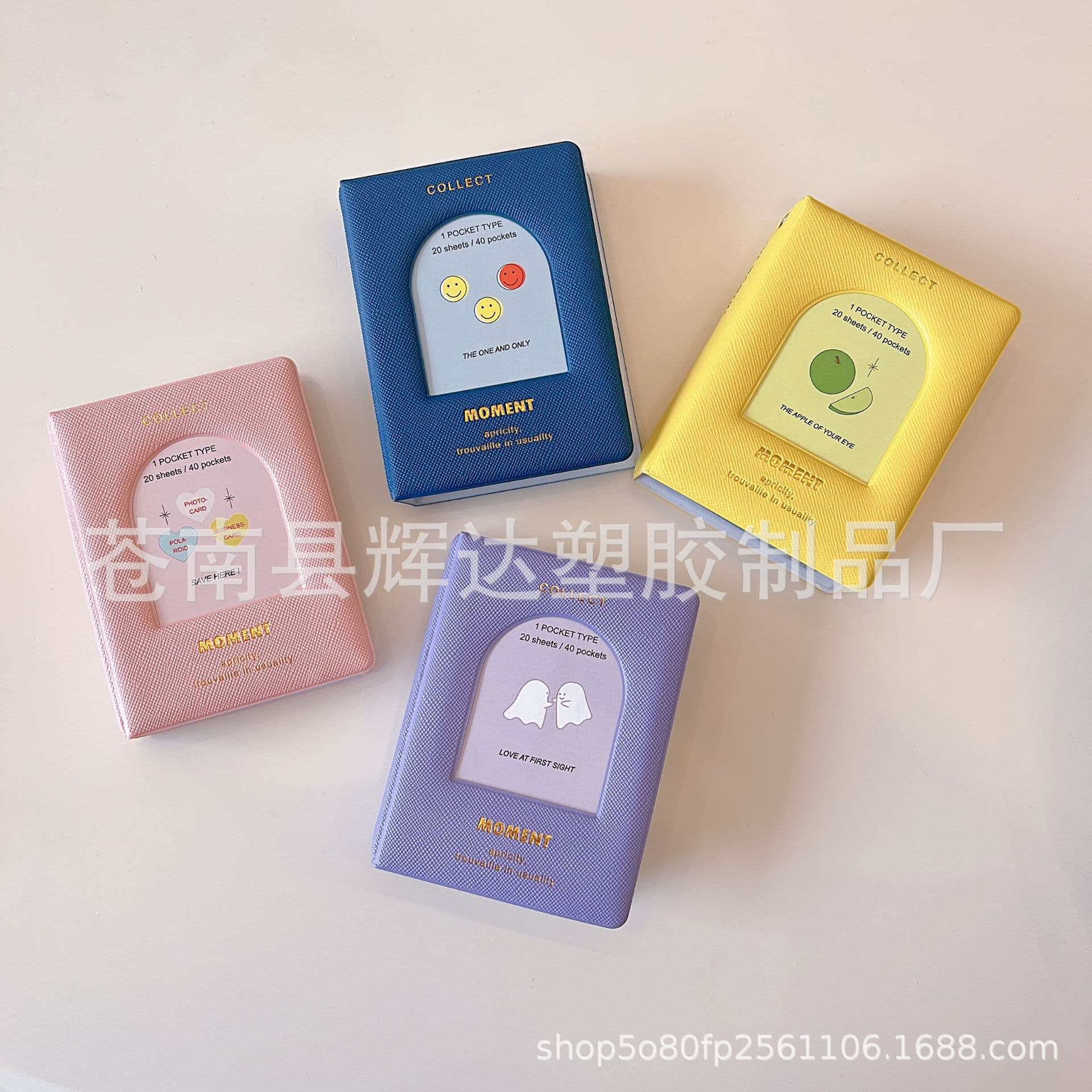 3-Inch Photo Album Book for Instax Mini Instant Photos, Mini Card Collection Book, Sleeve-Type Postcard Keepsake Album