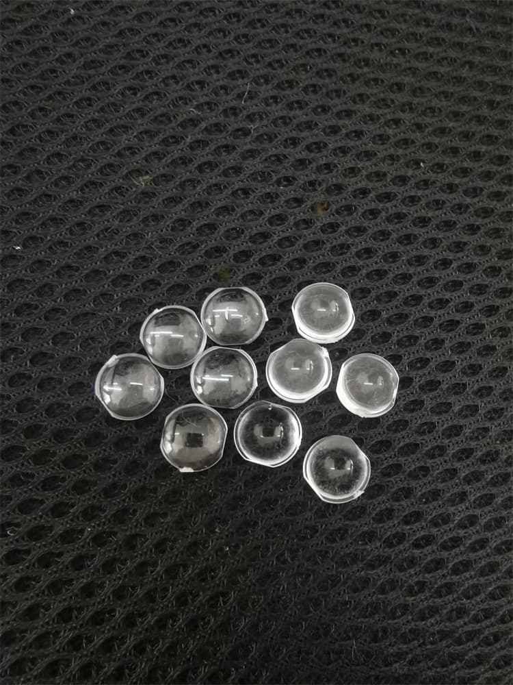 11mm elliptical LED optical lens lampshade acrylic flashlight imaging effect lens lamp bead protection German plant