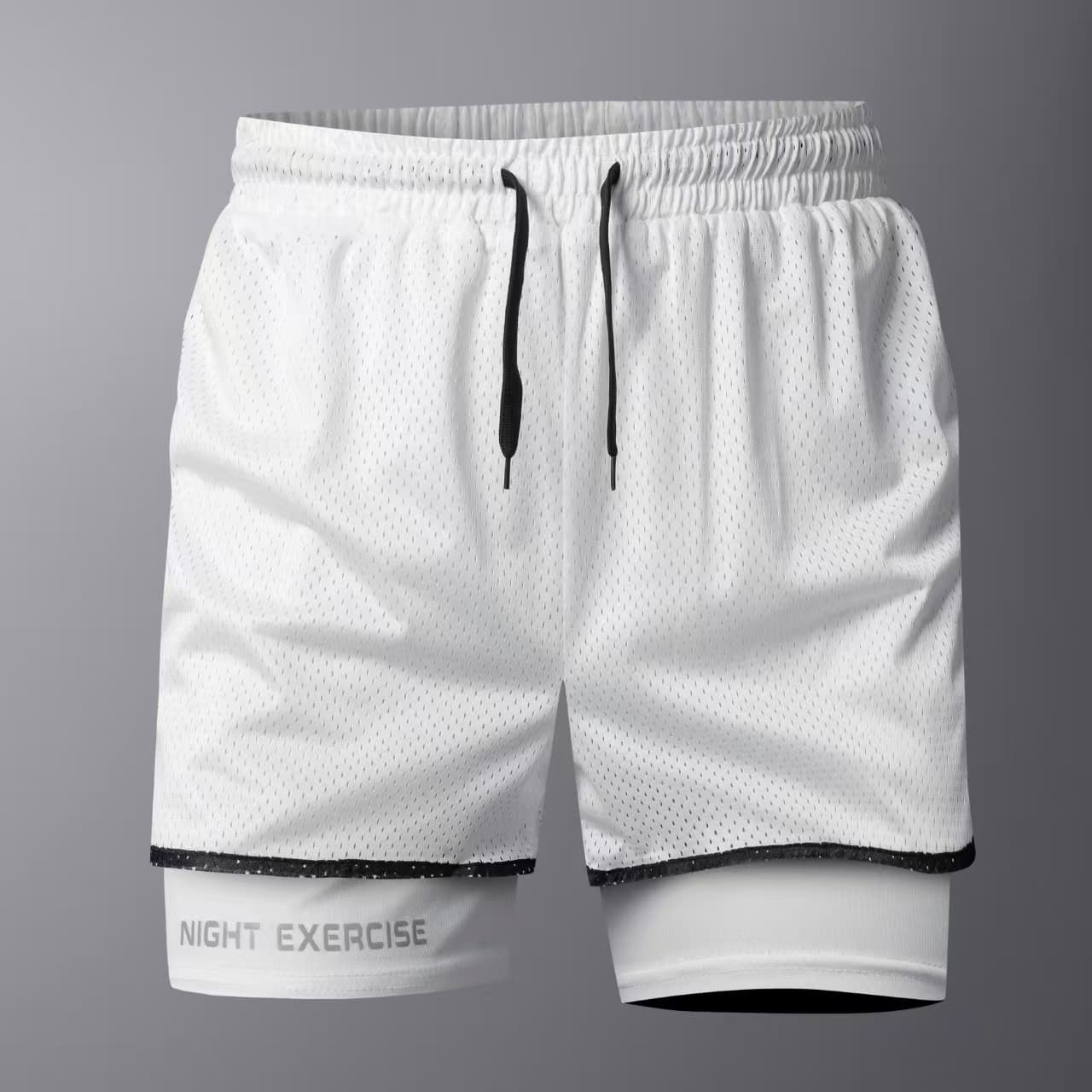 Cross-border EU Size Outdoor Sports Quick-Dry Shorts Men's Casual Plus Size Beach Shorts Elastic Fitness 5-Inch Shorts