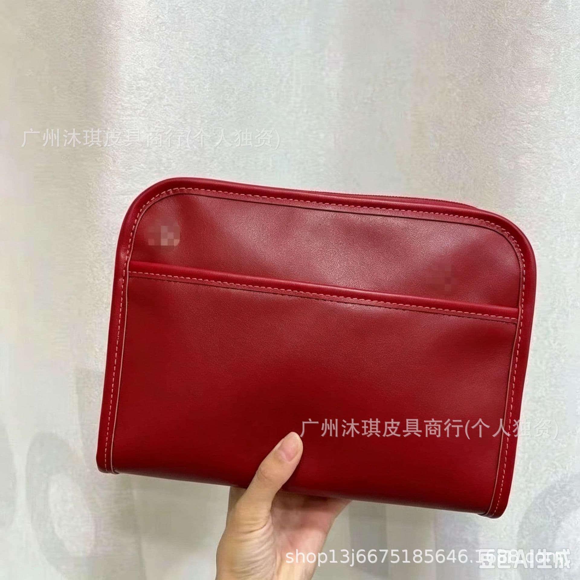New Casual Tofu Bag Unisex Cosmetic Bag Fashionable Small Square Bag New Print Versatile Toiletry Bag