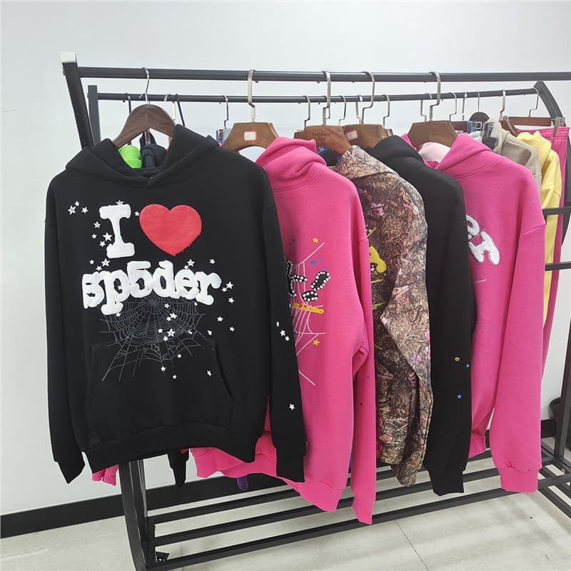 Spider Hoodie Men's Sweatshirts Hoodie Pants Spider Casual Set Streetwear Brand