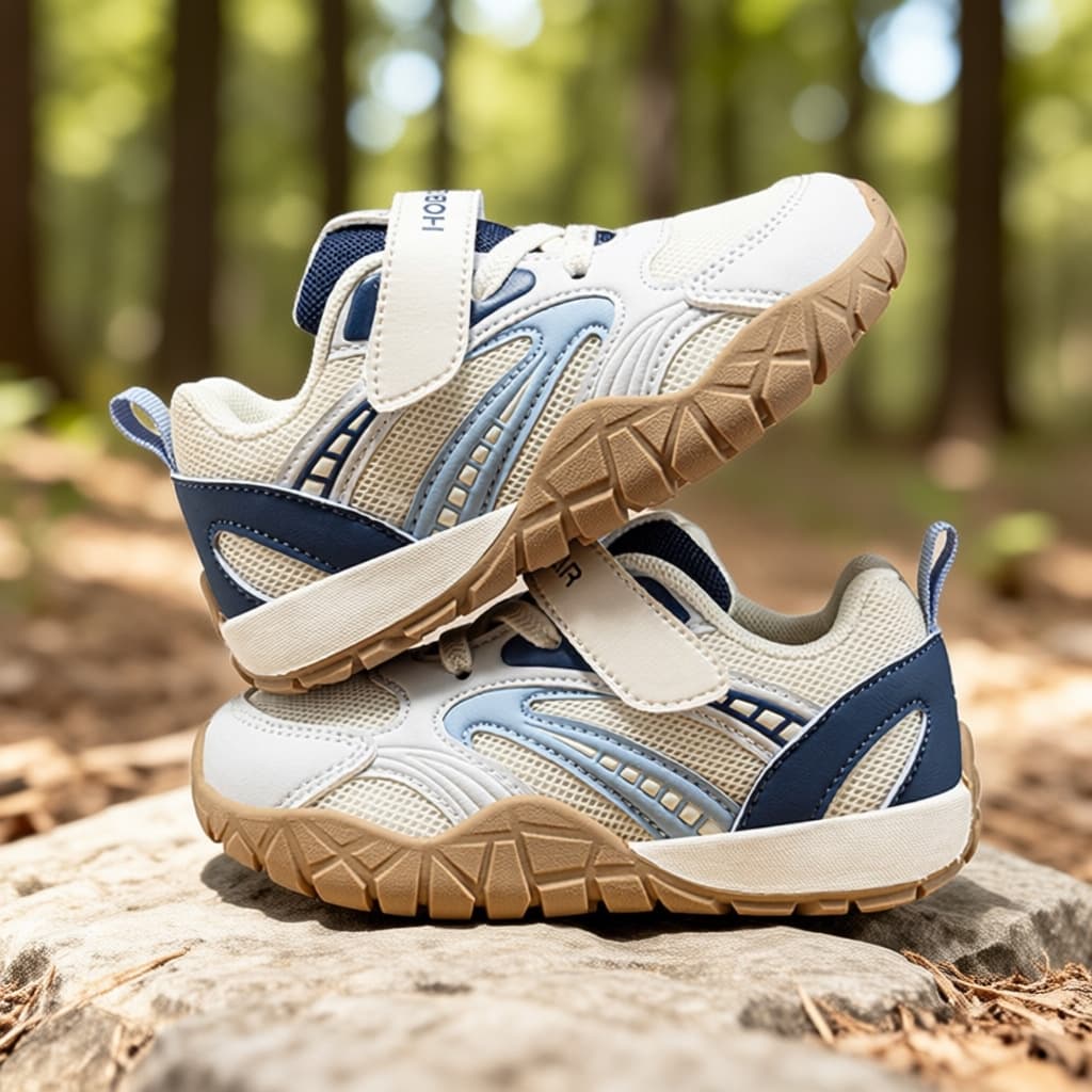 Children's Sports Shoes 2025 Fall New Breathable Running Shoes Velcro Casual Shoes for Boys and Girls