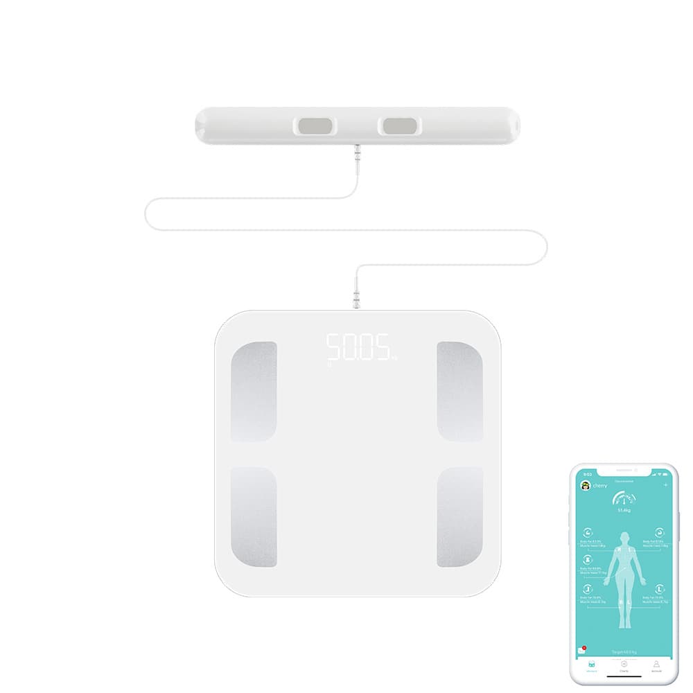 180KG Eight-Electrode Electronic Scale, Body Fat Weight Scale, Professional Home Use, High Precision, Smart Bluetooth, Accurate