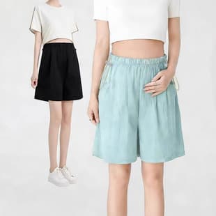 Maternity Shorts Summer Outer Wear Thin Loose Plus Size Pregnancy Yamamoto Pants Base Layer Maternity Clothing Summer Maternity Pants