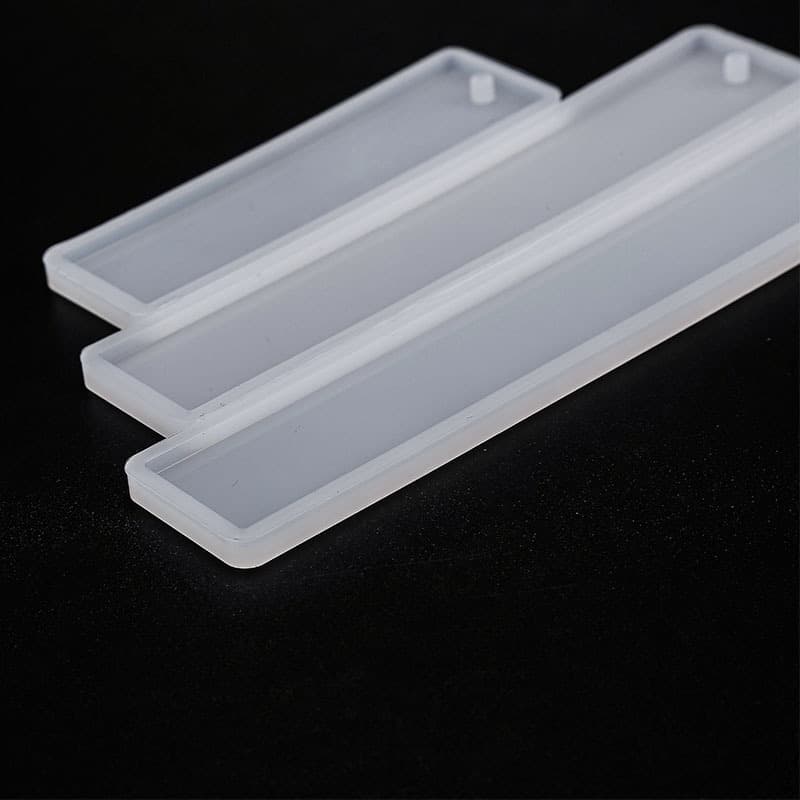 DIY Crystal Epoxy Blank Bookmark Mold, Epoxy Ruler Mold, Mirror Surface Ornaments, Zhongcheng Manufacturer In Stock