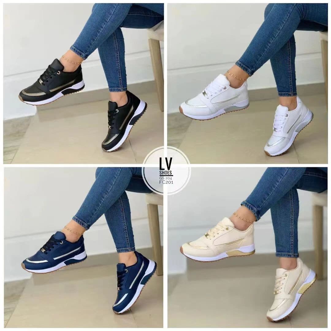 Cross Strap Flats Autumn Thick Sole Casual Sneakers New Lace-up Color Block Lightweight 2025 Black Women
