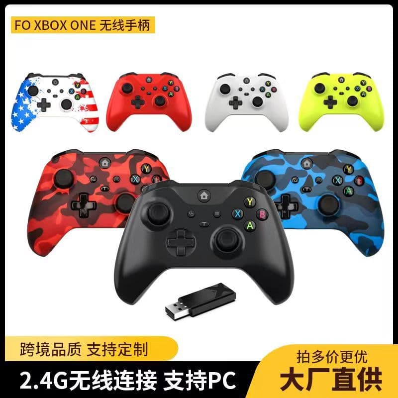 For Xbox One Wireless 2.4G Gamepad Compatible PC/One S/X Wireless Vibration Controller