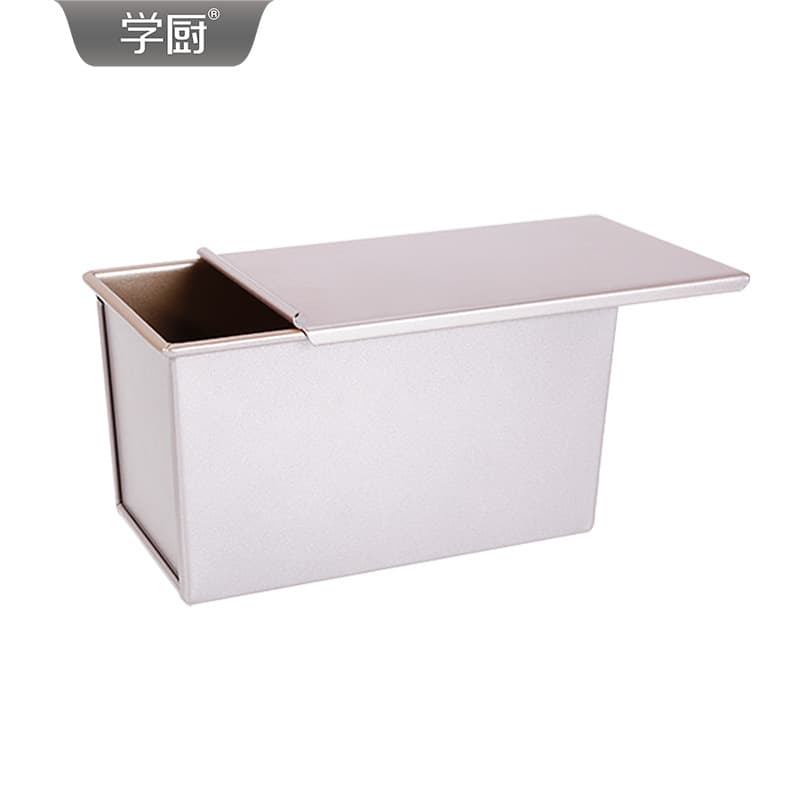Xuechu 450G golden non-stick commercial toast box toast bread baking mold cake bread toast mold plain pattern