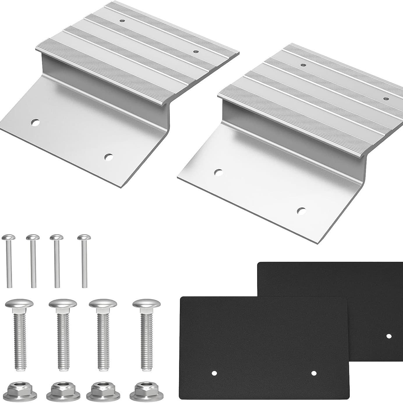 Small aluminum alloy ladder ramp metal plate accessories car wooden board splicing small springboard portable ramp kit