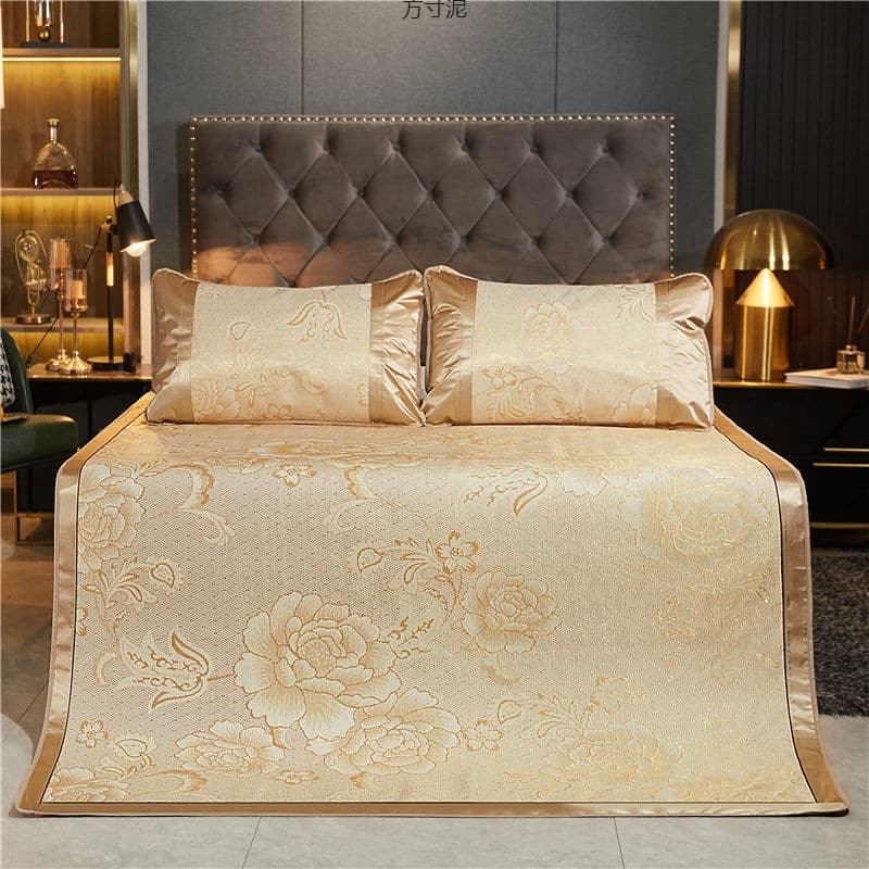 Summer Ice Silk Cooling Mat Foldable Ice Silk Mat 1.5 Student Dorm Air-Conditioner 1.8 Single Piece 0.6m Mat Wholesale