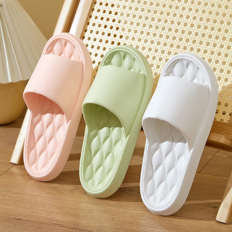 New EVA Slippers for Women, Summer Indoor Home Anti-Slip Bathroom Cloud-Like Comfort Slippers, Men's Style for Summer