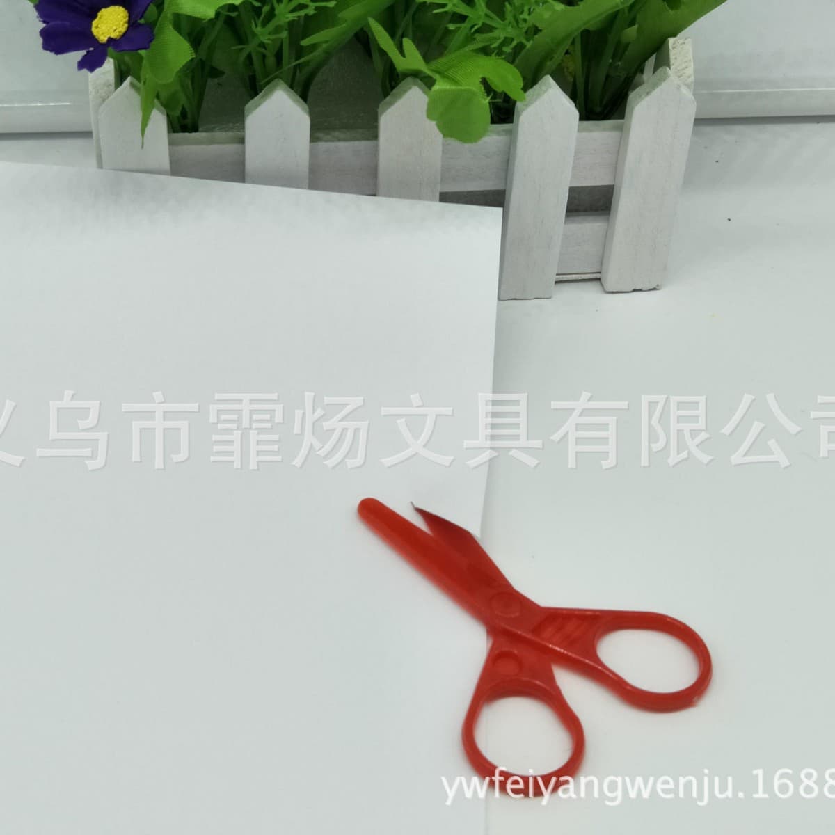Children's Student Safety Plastic Learning Stationery, Elastic Effort-Saving Manual Safety Scissors Factory Direct Wholesale
