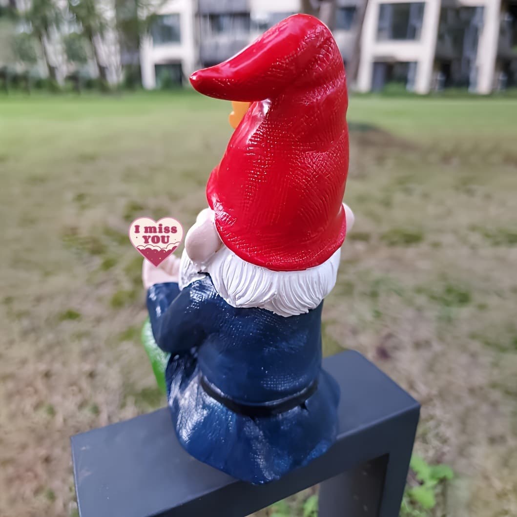 Garden Gnome Outdoor Statue, Garden Gnome, Suitable for Garden, Outdoor Mini Gnome Decoration