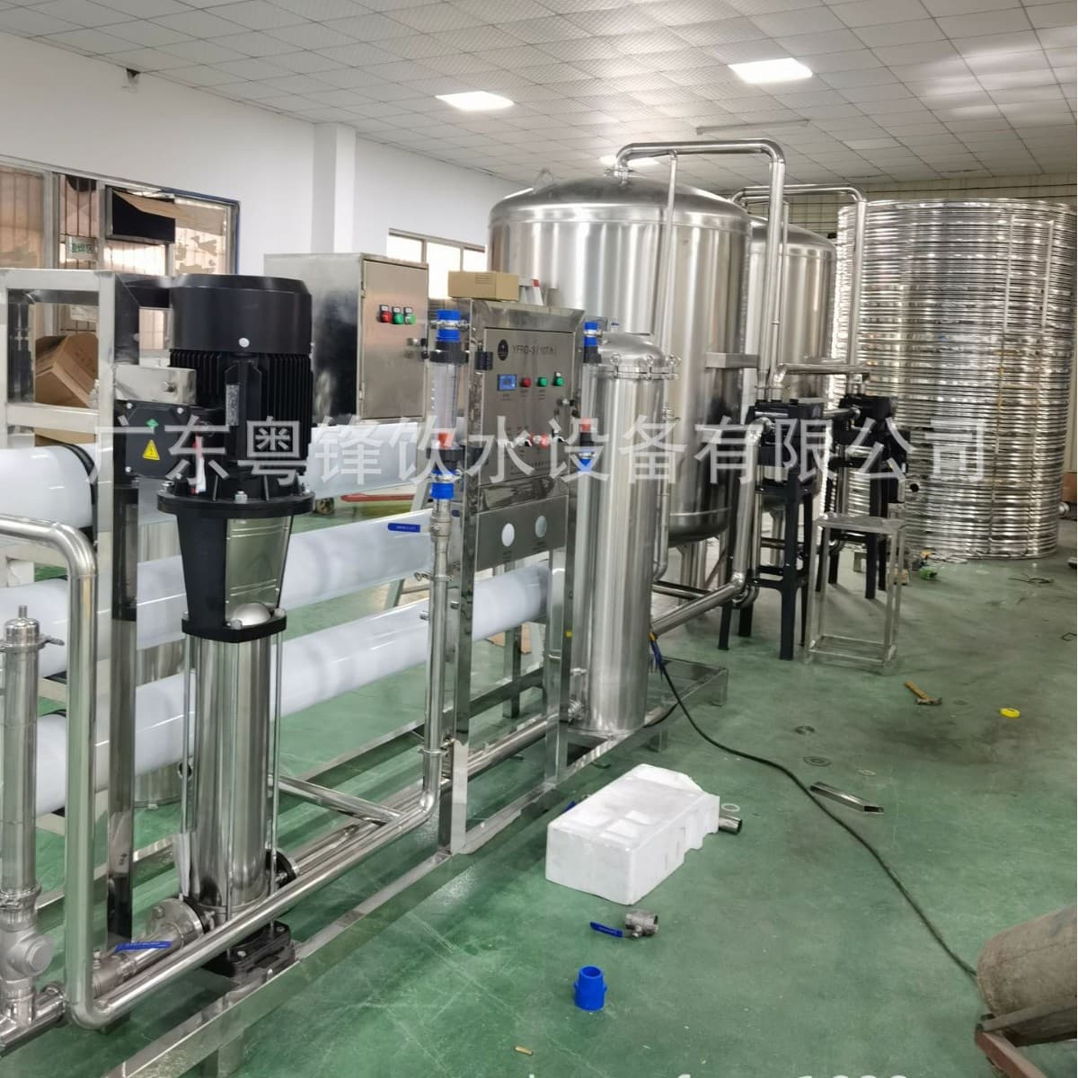RO reverse osmosis pure water equipment, pure water treatment equipment, direct drinking water treatment equipment, water purification equipment for water plants