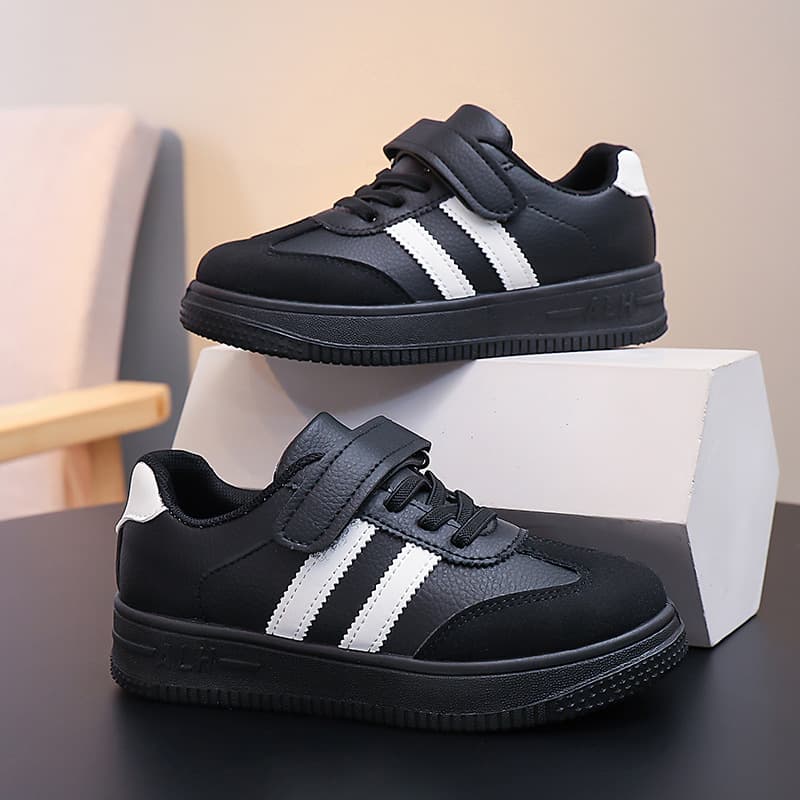 Children's Black Shoes Boys' Shoes Spring and Autumn New Girls' Shoes German Training Shoes Kids' Sports Sneakers