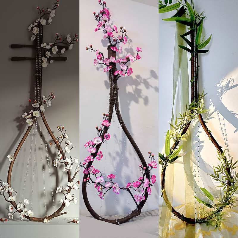 Handmade pipa props jk ancient style photo props cos pipa diy handmade material package pipa dance props