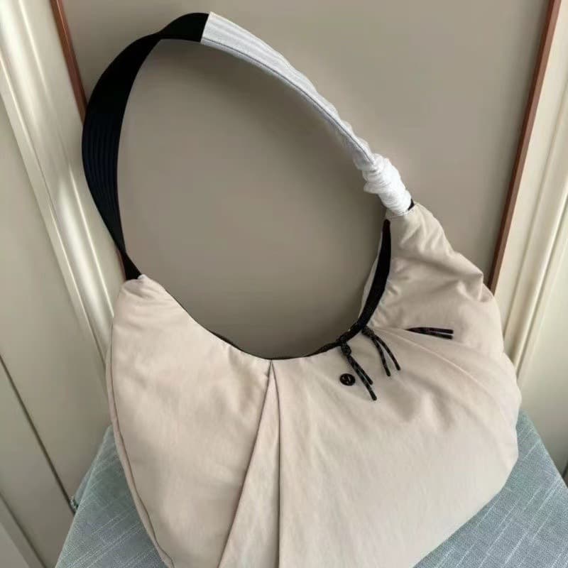 2025 Korean Large Capacity Crescent Bag Lulu Yoga Bag, Single Shoulder Underarm Bag, Women's Waterproof Lightweight Bag