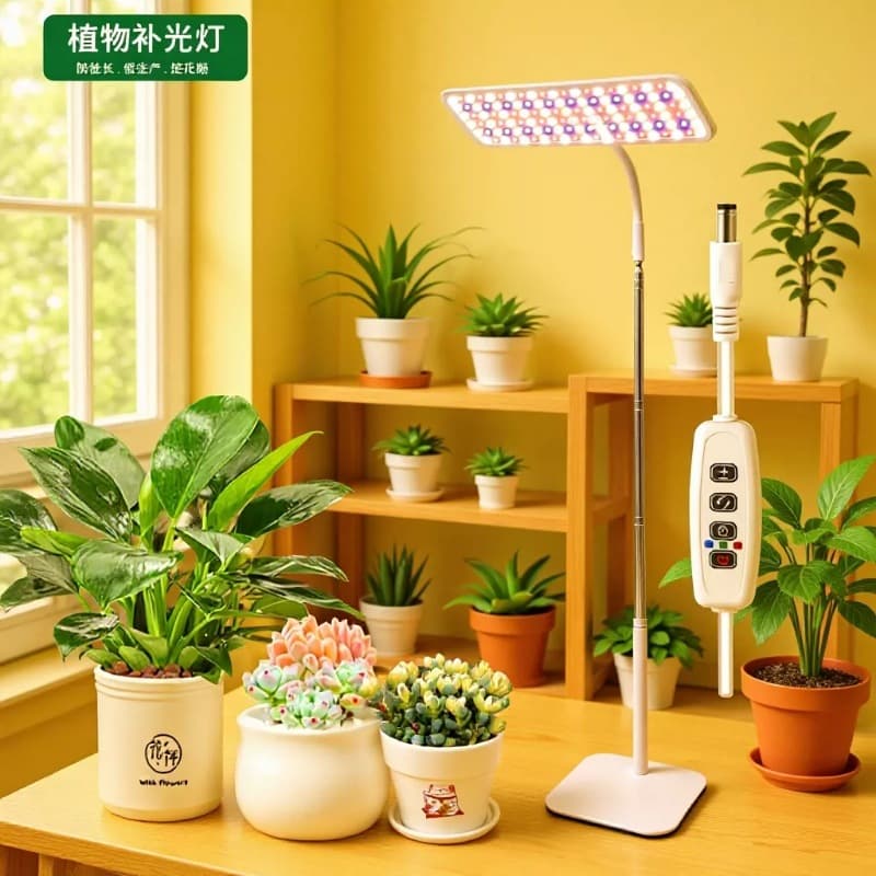 Plant light fill light LED full spectrum indoor planting seedlings succulent growth plant lamp floor table lamp panel