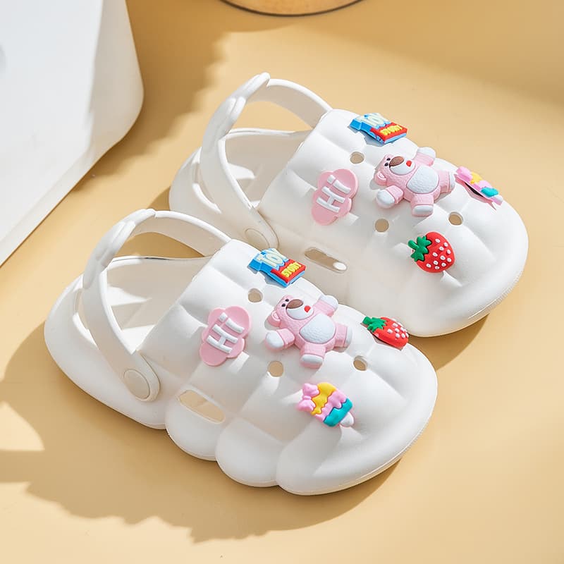 Children's Slippers Summer Girl Cute Soft Sole Non-slip Kids Cool Slippers Toddler Infant Outdoor Wear Baby Clogs