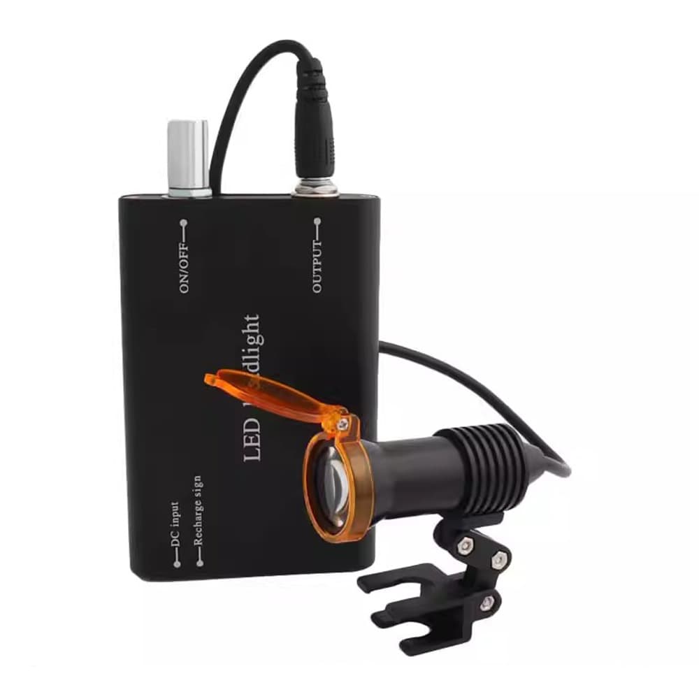 Dental, Oral, and ENT Headlight - Portable LED Headlight for Surgery, Wired, 3W/5W Optional