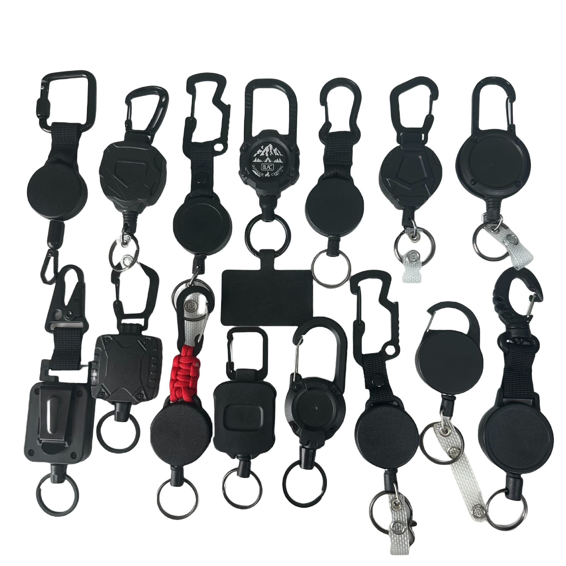 Factory specializing in the production of outdoor fishing backpack telescopic easy pull buckle wire pull wire high elasticity easy to pull
